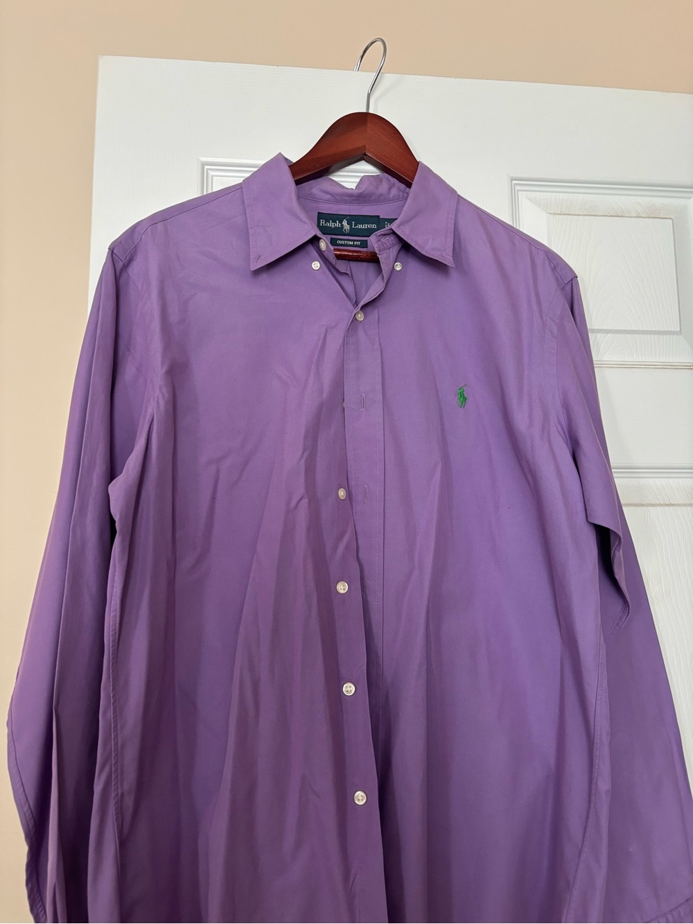 Ralph Lauren Lavender Button-Down Dress Shirt